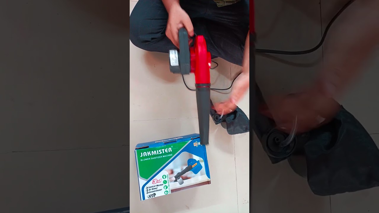 Jakmister Variable Speed-Sanitizer/Single Speed-Air Blower/Single Speed Vacuum Cleaner