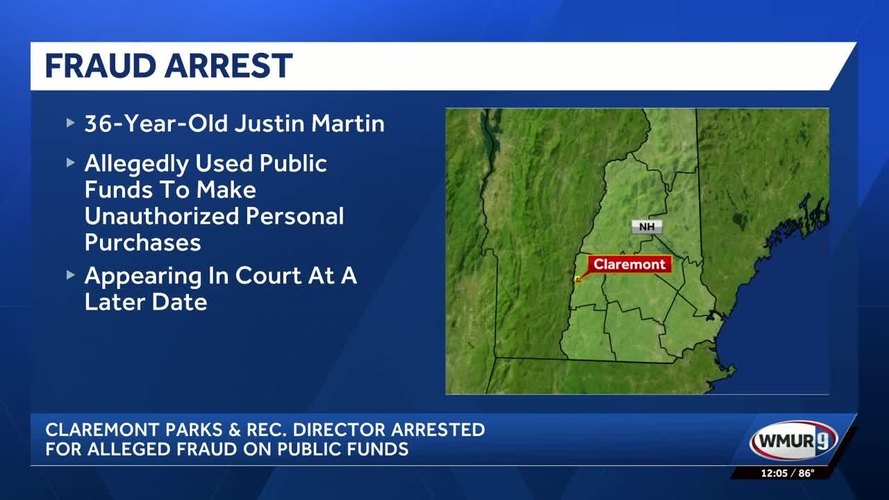 Former Claremont official charged with credit card fraud