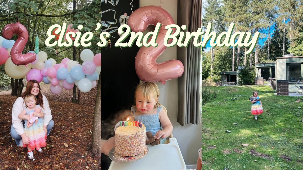 Elsie Turns 2 🎉 Weekend Celebrating at Center Parcs Vlog 💖