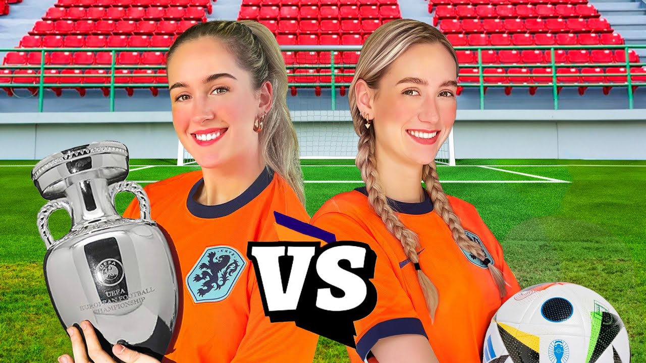 EK VOETBAL CHALLENGE!⚽️🇳🇱 (MAXIME VS SOPHIE)