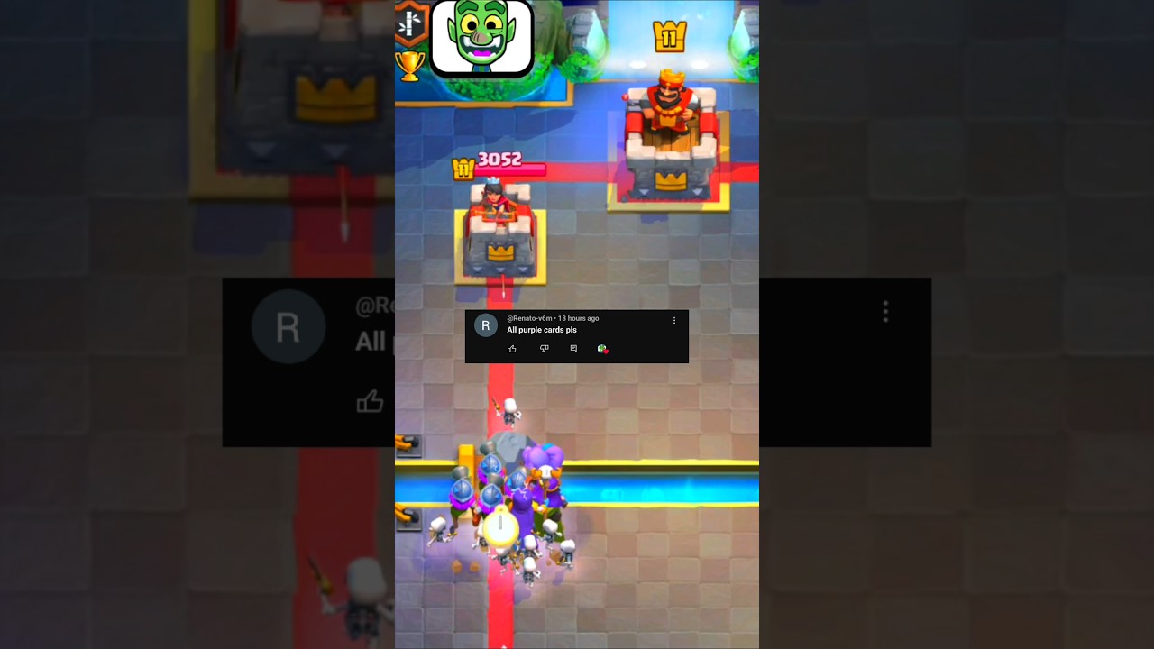 all purple cards #clashroyale