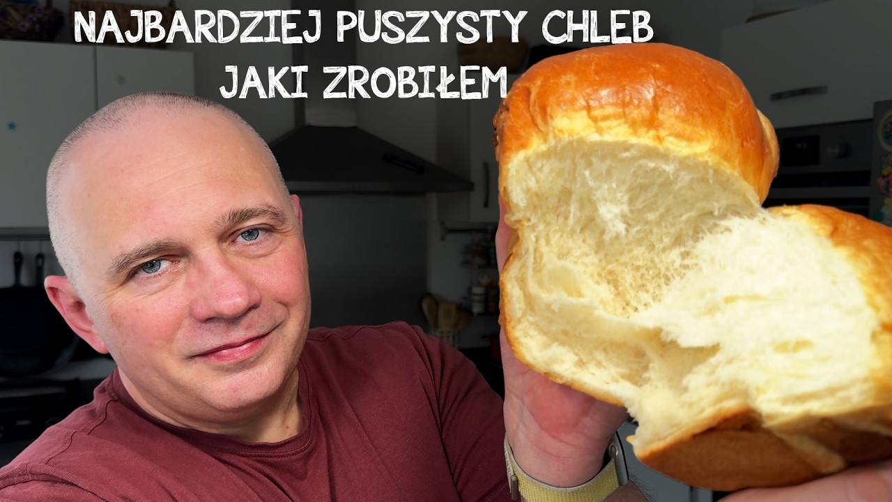 Najbardziej puszysty chleb jaki upiekłem! Długo świeży. Na parzonym cieście