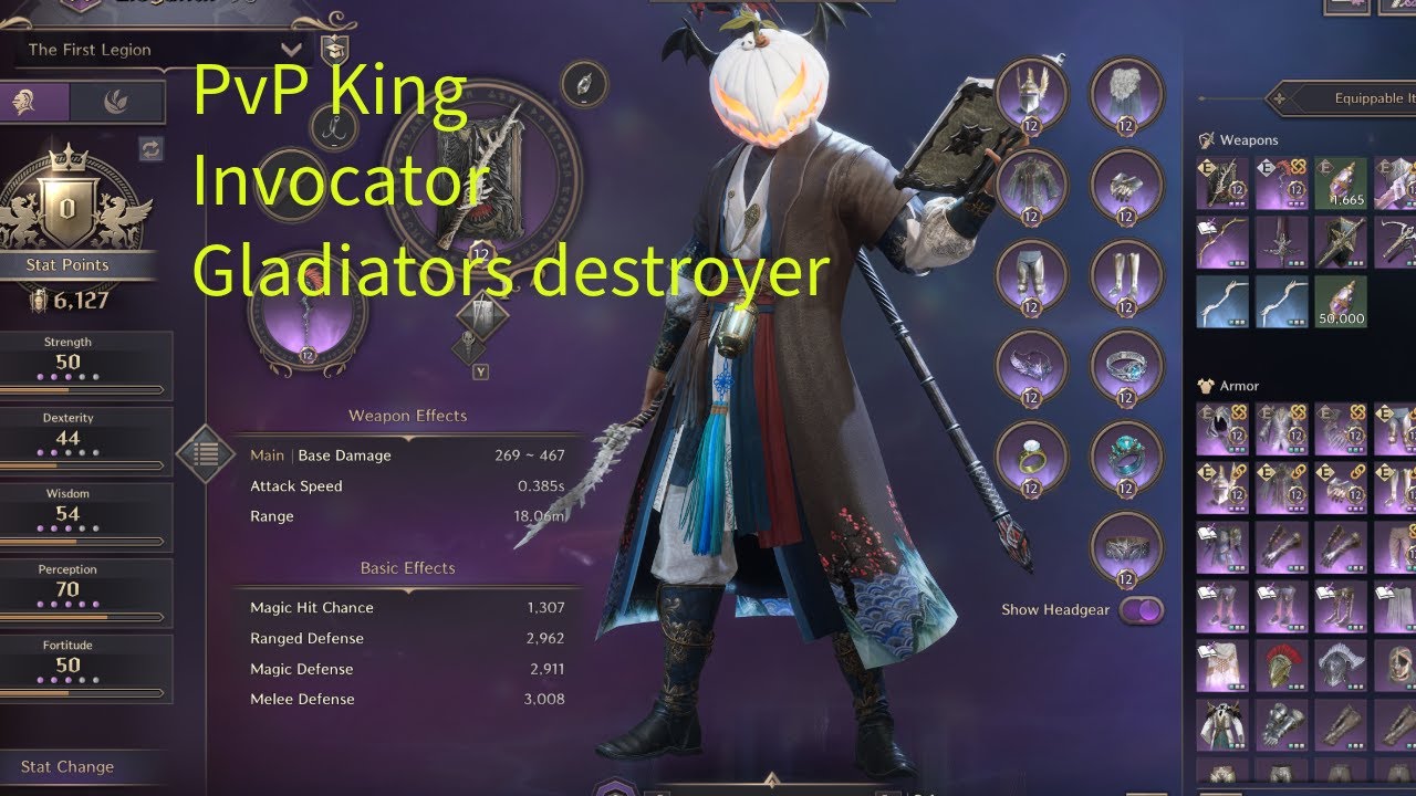 PvP build Invocator I Gladiator destroyer  I