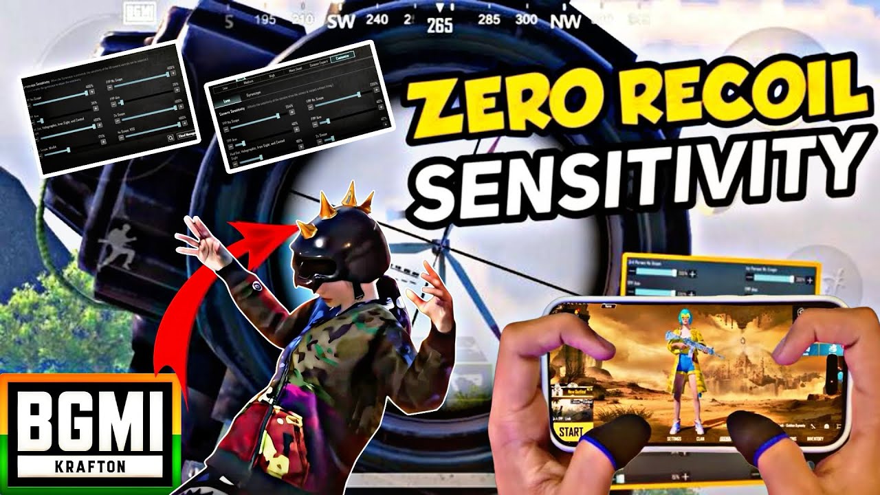 How to set BGMI 4.0 Zero sensitivity | BEST BGMI SENSITIVITY SETUP MALAYALAM