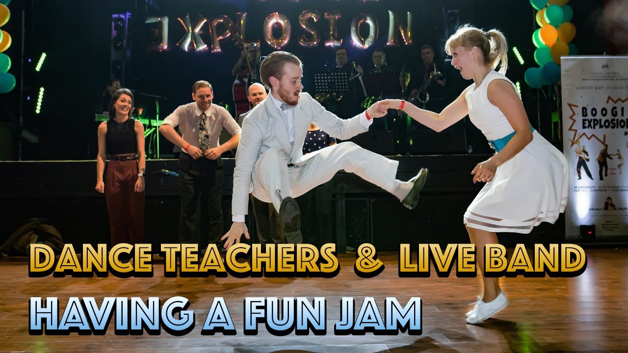 Dance Teachers having a fun Jam with Live Band!