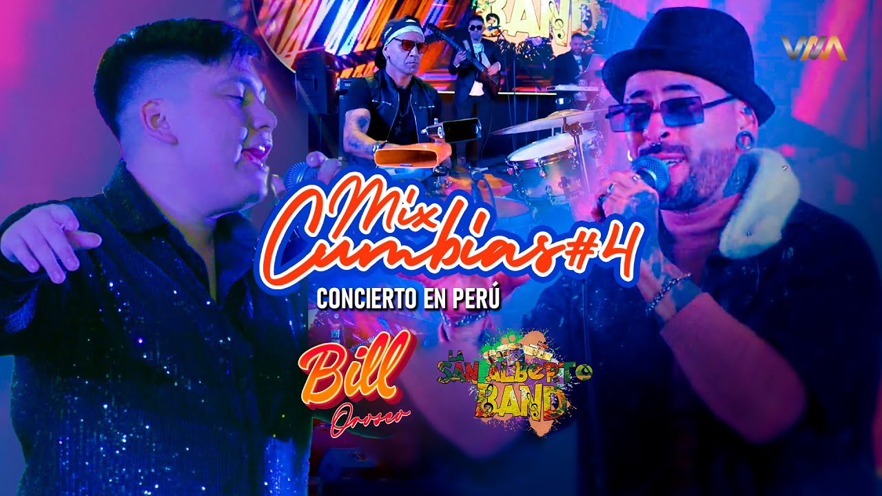 MIX CUMBIAS #4 - Bill Orosco & La San Alberto Band 🇦🇷🇵🇪 (Wawa Fest 2025) (Concierto en Lima - Perú)