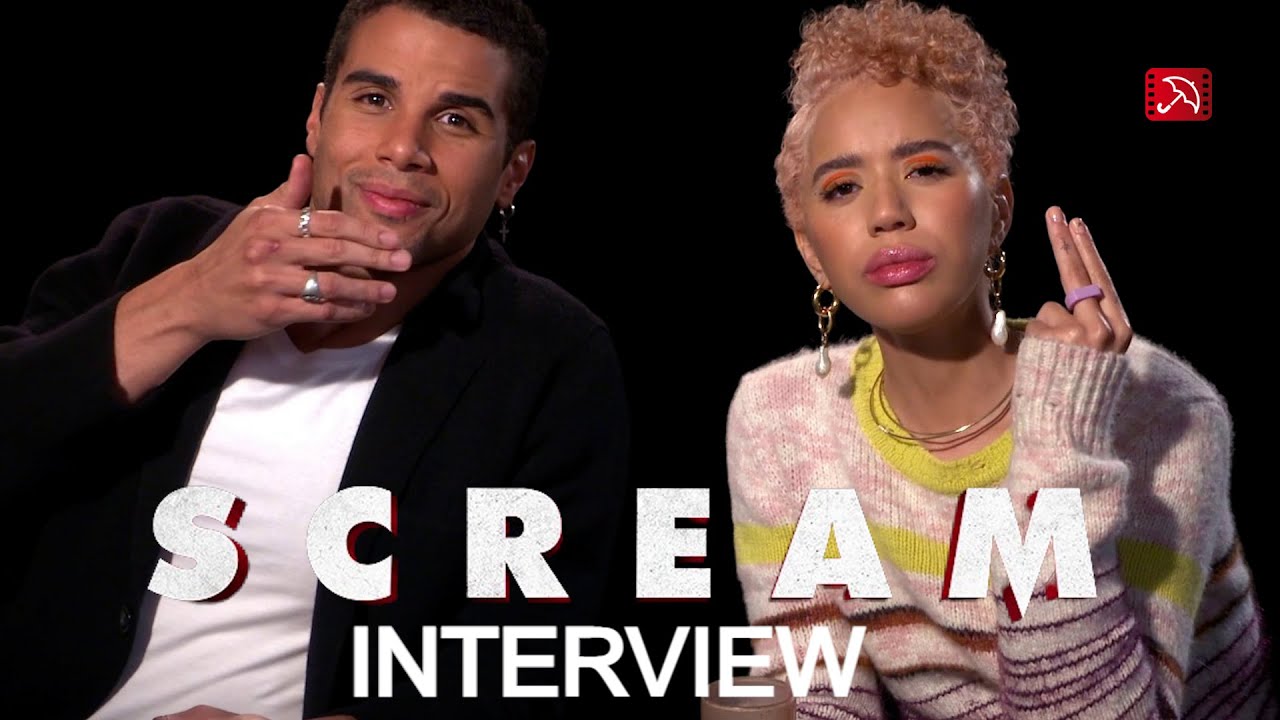 Mason Gooding & Jasmin Savoy Brown SCREAM interview (2022) | LGBT representation in movies