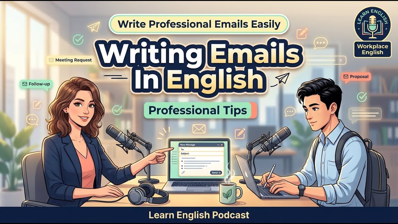 How to Write Professional Emails in English | Get Better Replies | Learn English Podcast