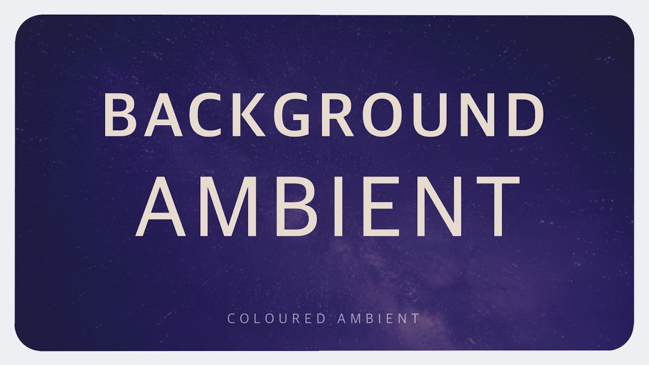 Ambient Music for Work & Background – Neutral Soundscapes (90 Minutes)
