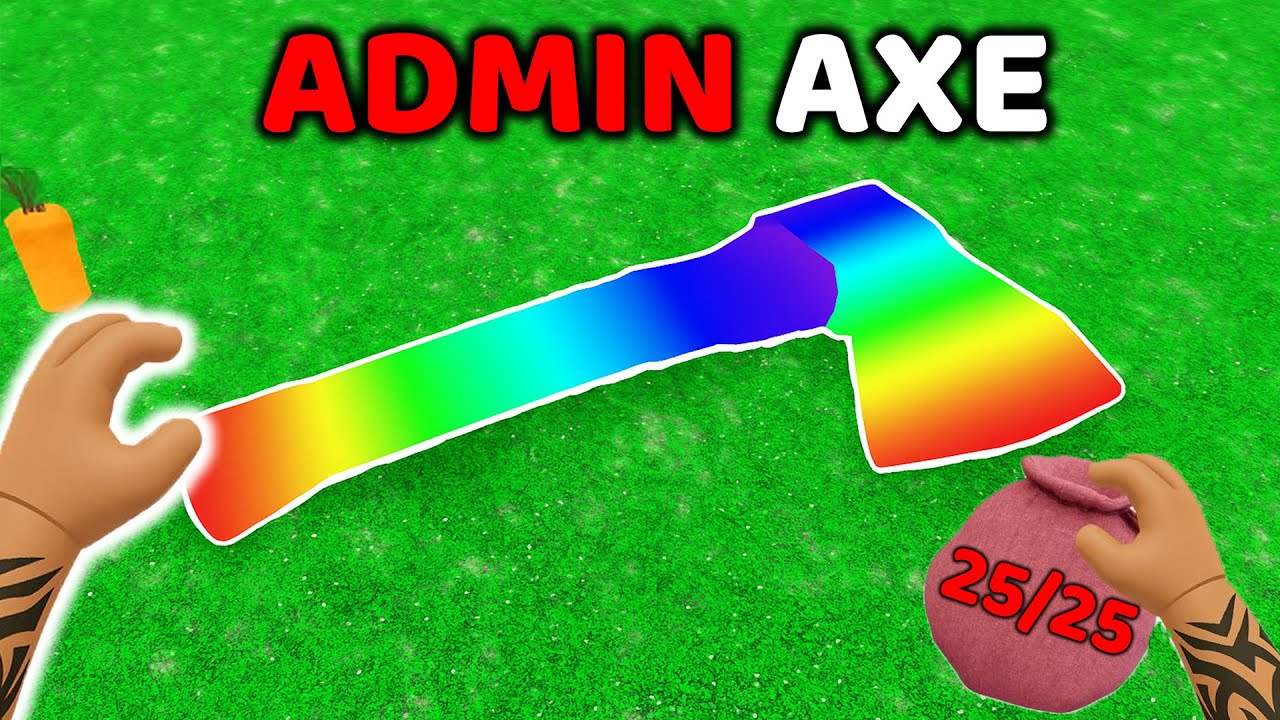 Oyuna ADMIN AXE 🪓 ile BAŞLADIM!! ORMANDA 99 GECE HAYATTA KALDIM 😎 ROBLOX 99 NIGHTS IN FOREST 🌲