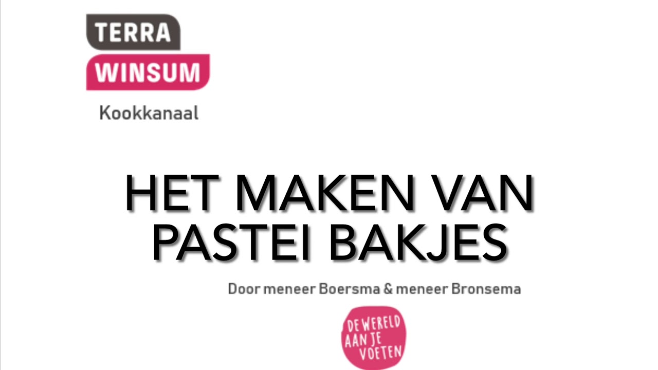 Pastei bakjes maken van bladerdeeg