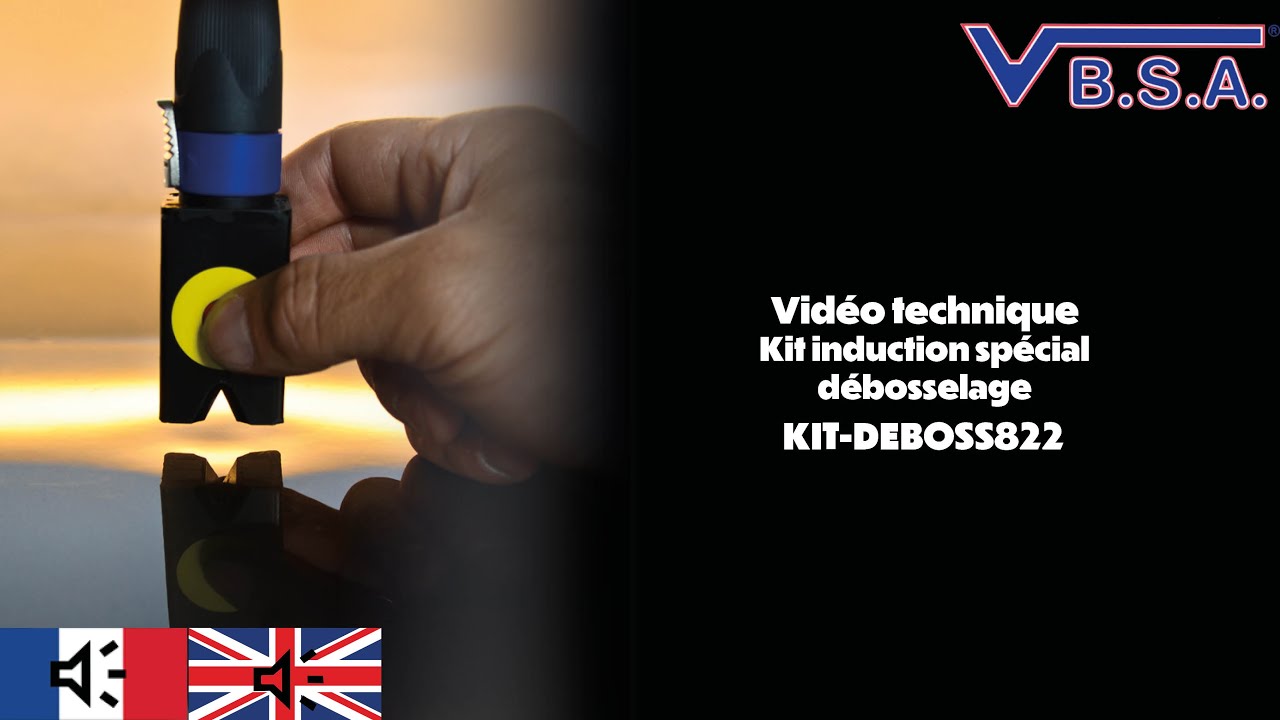 VBSA - Kit induction spécial débosselage - Réf : KIT-DEBOSS822