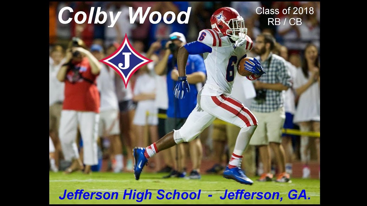 Colby Wood Highlights - 2018 RB/CB - GA AAA Offensive Player of Year - Jefferson High School GA