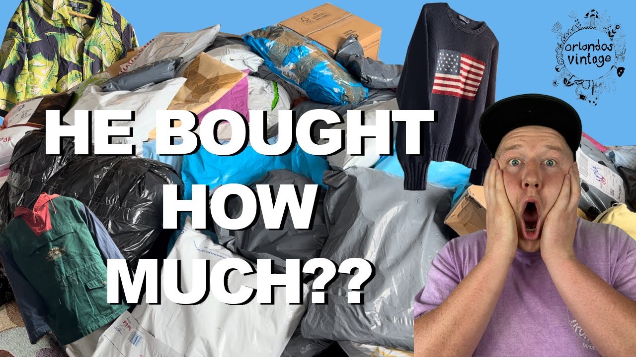 HUGE Vintage Ralph Lauren Haul Unboxing in the UK