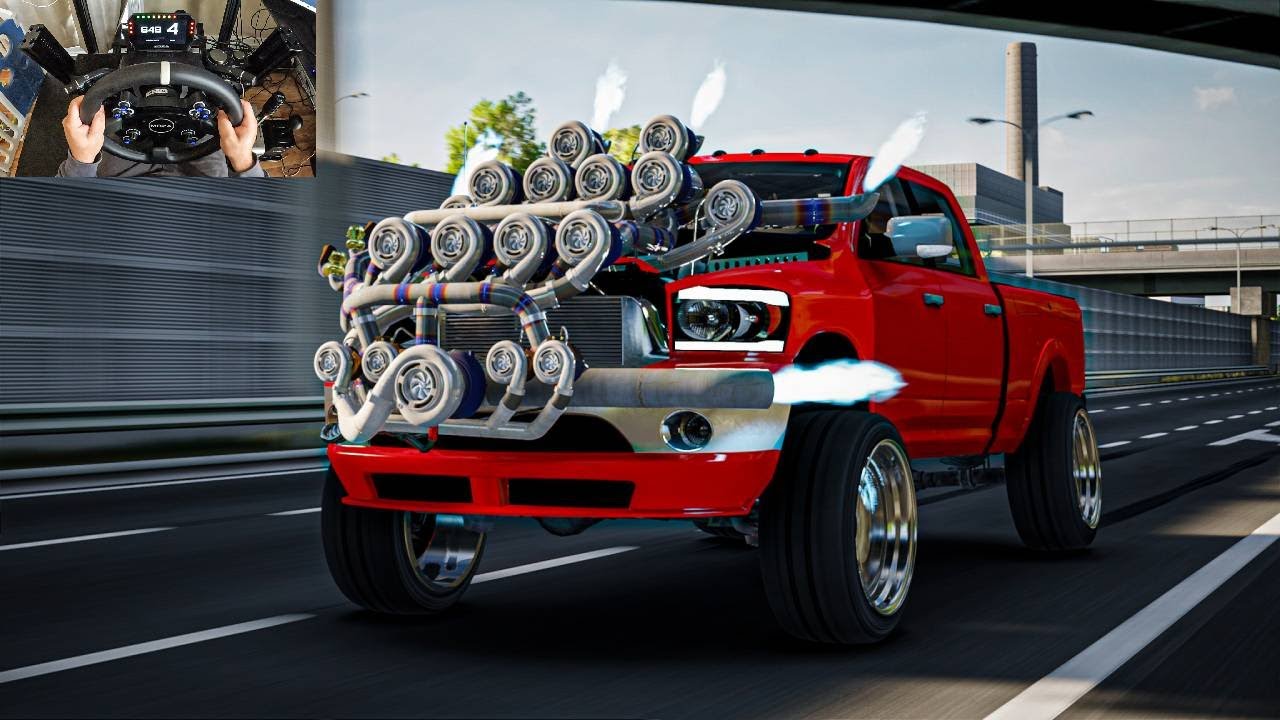 38 000 л.с. Whistling Diesel 17 Turbo Dodge RAM 1500 - Assetto Corsa