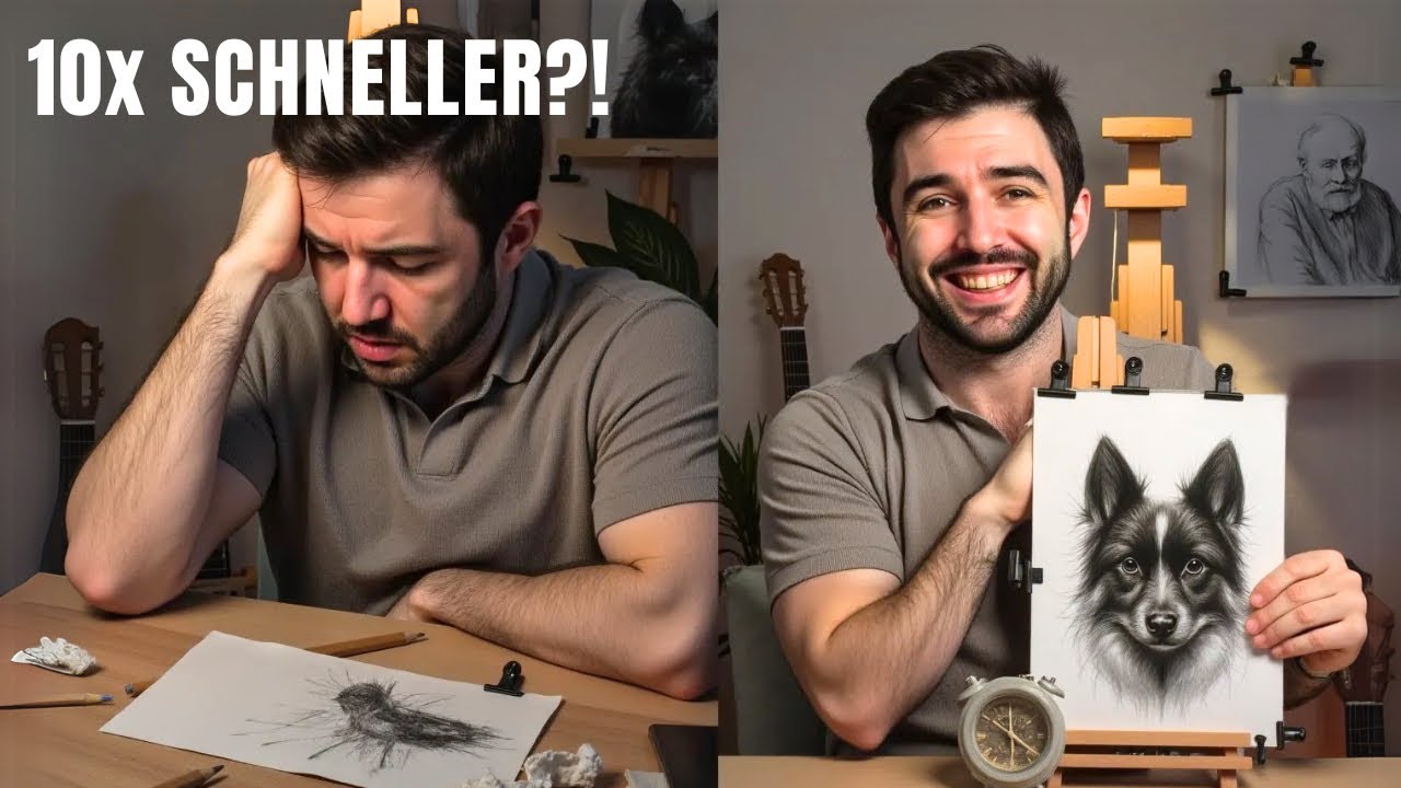 Ich habe gelernt 10x schneller zu zeichnen – mit diesen simplen Tricks