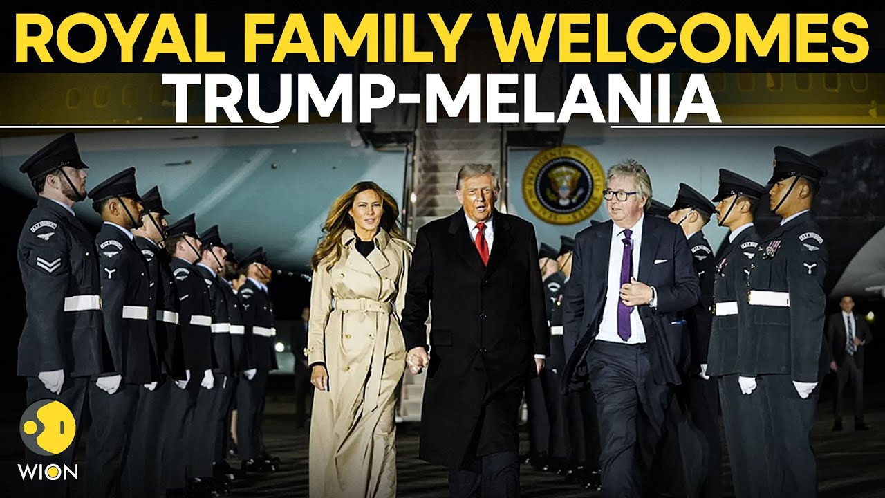 Trump LIVE: US President Donald Trump & First Lady Melania Trump Reaches Windsor Castle, UK | WION