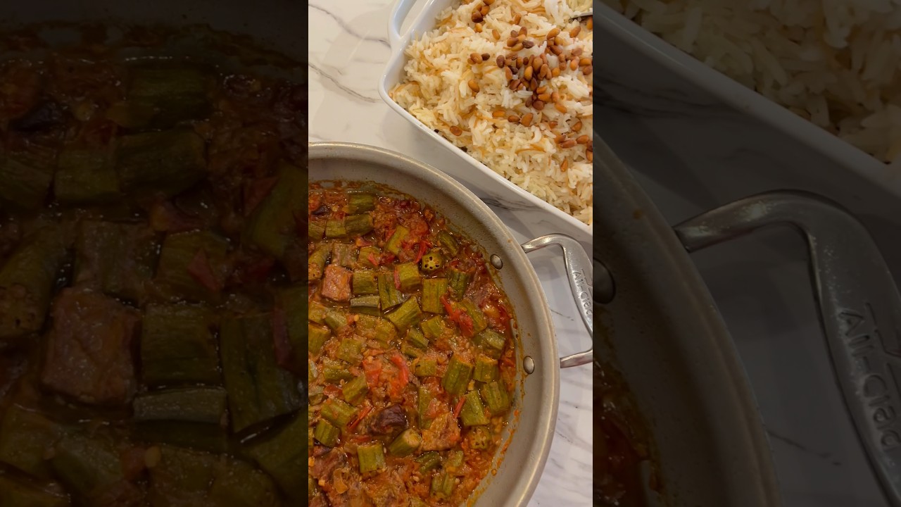 Albanian Okra Stew (Gjelle me Bamje)
