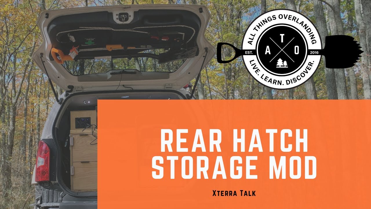 Xterra Talk-Rear Hatch Storage Mod DIY (How To, Nissan, 2nd Gen, Frontier, Pathfinder, Modification)