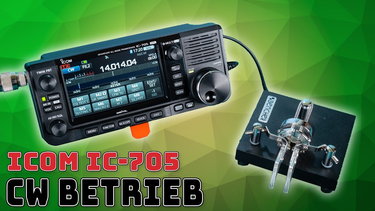CW Betrieb 🔍 Morsen mit Icom Funkgeräten