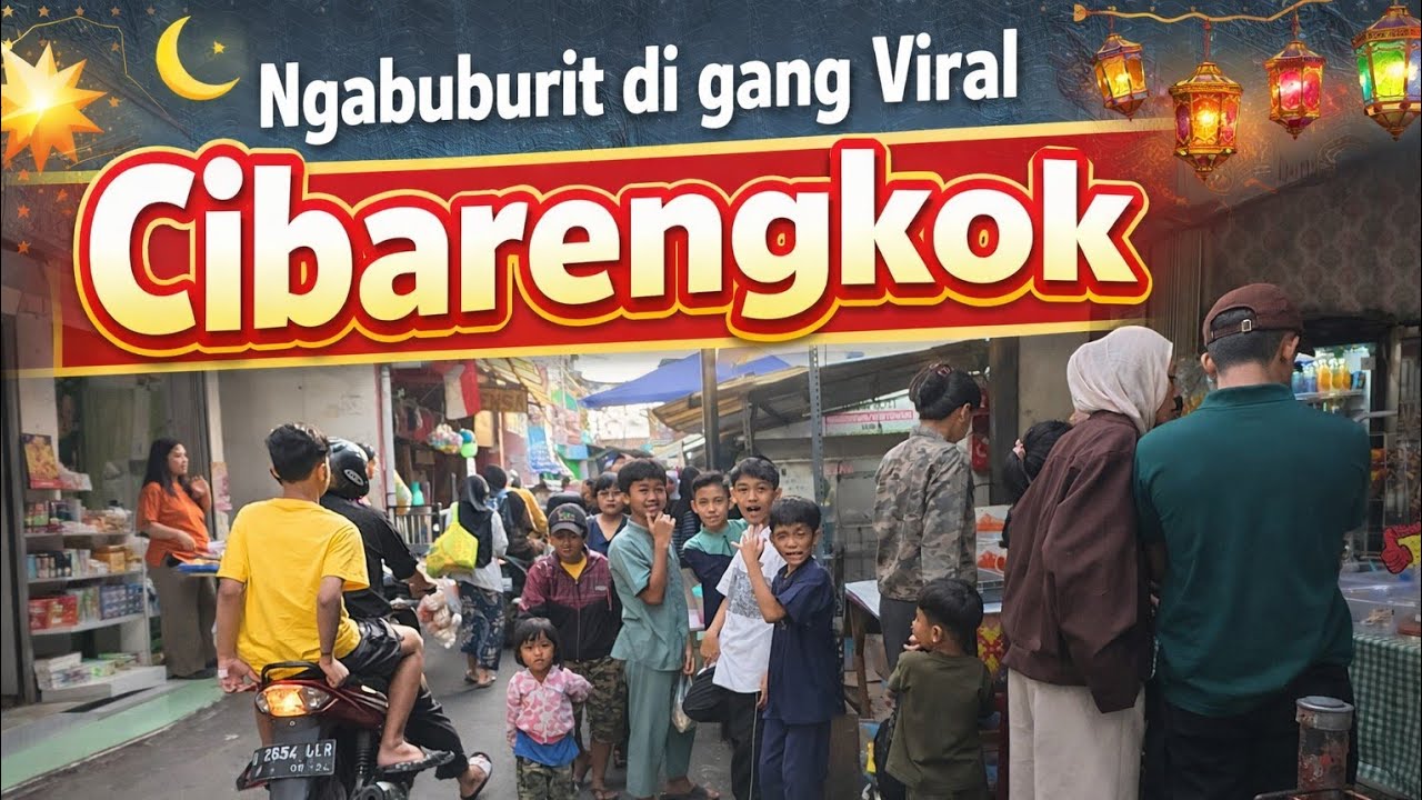 🤗Suasana Ngabuburit di Gang Cibarengkok Bandung