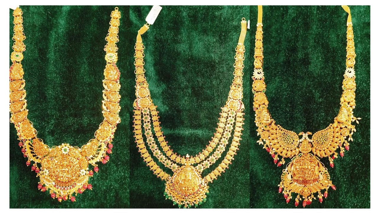 Latest Gold Jwellery collection #cmrjewellerytelangana #gold #haaram #collection