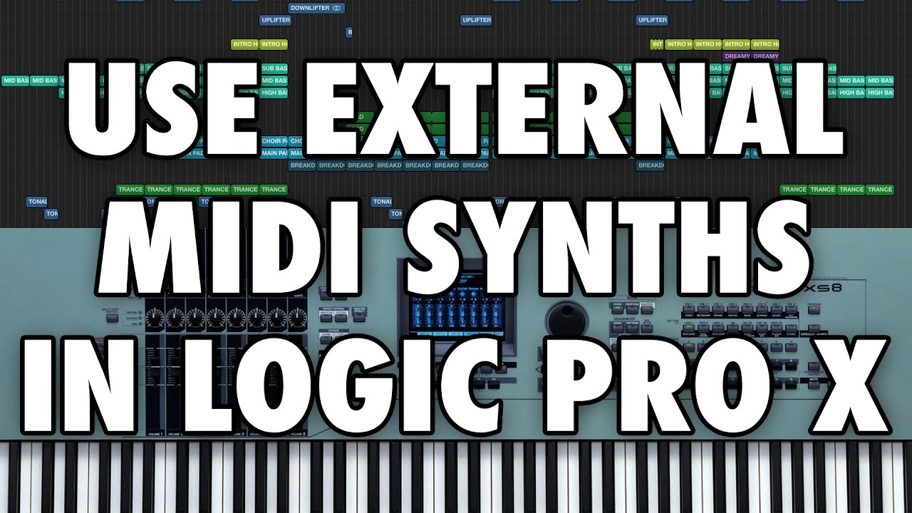 Logic Pro X — использование внешних MIDI-синтезаторов и инструментов