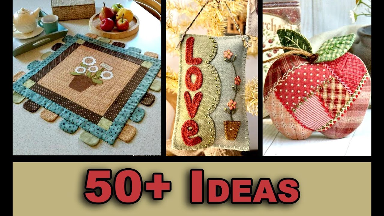 50+ Ideas for Easy Sewing Projects When You're Bored | Home Decor