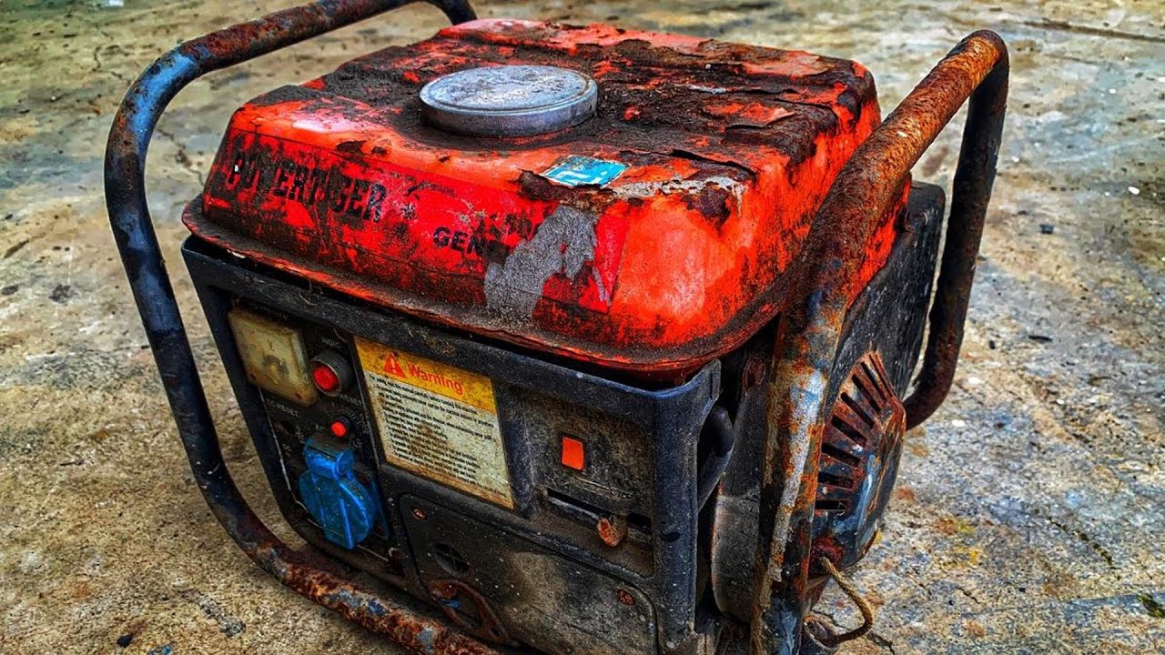 Restoration YAMAHA generator Broken - Repair Generator from scrap cost 2$