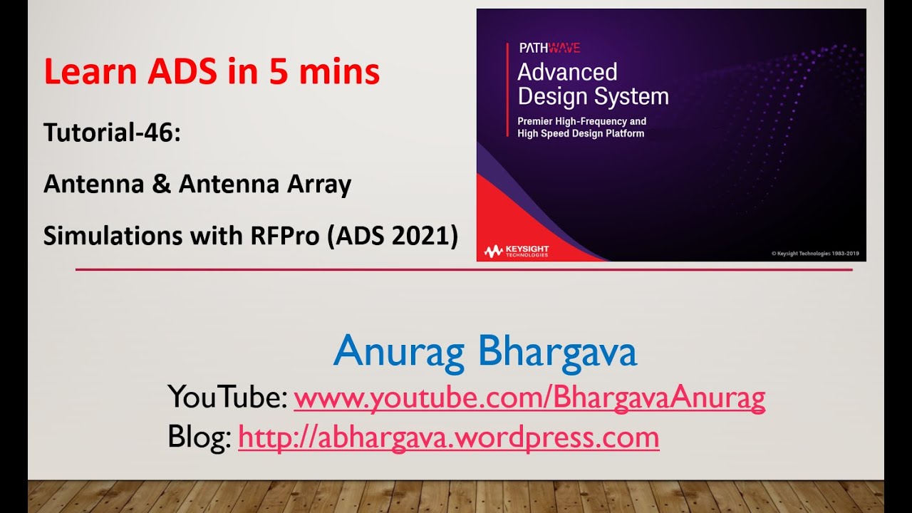 Tutorial-46: Antenna & Antenna Array Simulations with RFPro
