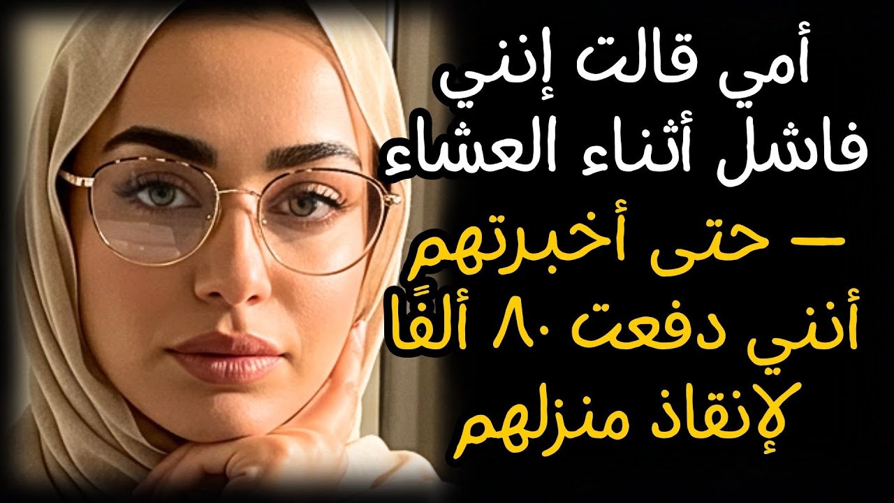 أمي قالت إنني فاشل أثناء العشاء — حتى أخبرتهم أنني دفعت ٨٠ ألفًا لإنقاذ منزلهم
