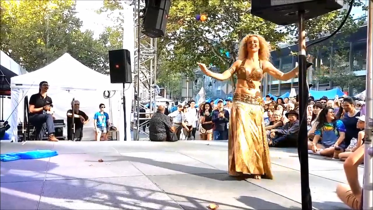 Belly Dancer Ekaterini and Zourouna, Lonsdale Street Greek Festival 2017