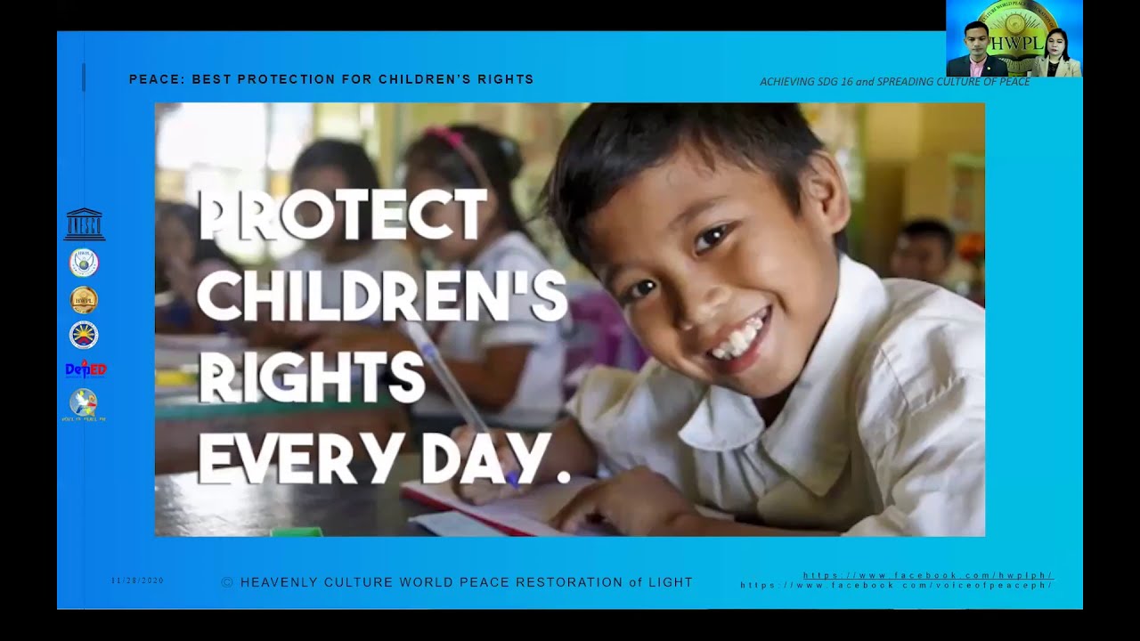 National Children's Month Celebration of HWPL Philippines | Highlight Video