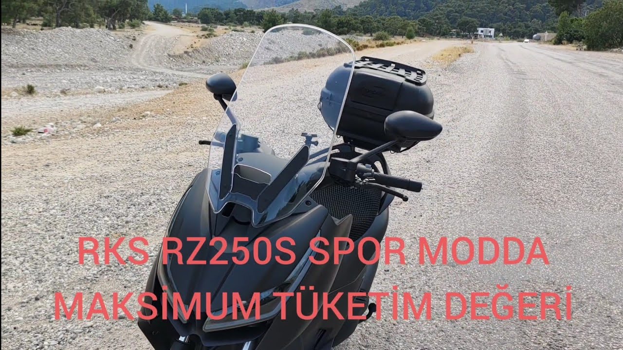 RKS RZ250S SPOR MODDA 1LT YAKIT  İLE Min. MENZİL TESTİ