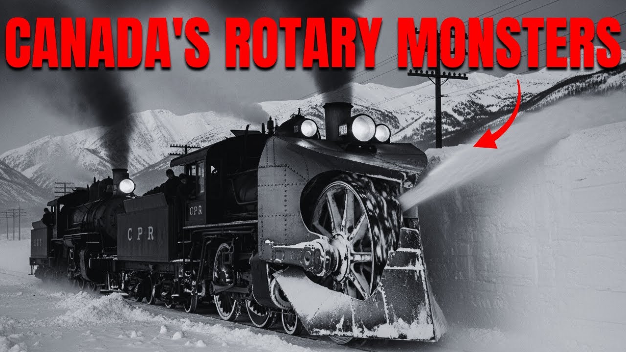 When 30-Foot Drifts Buried Locomotives: The CPR Rotary Plows That Saved the Rockies