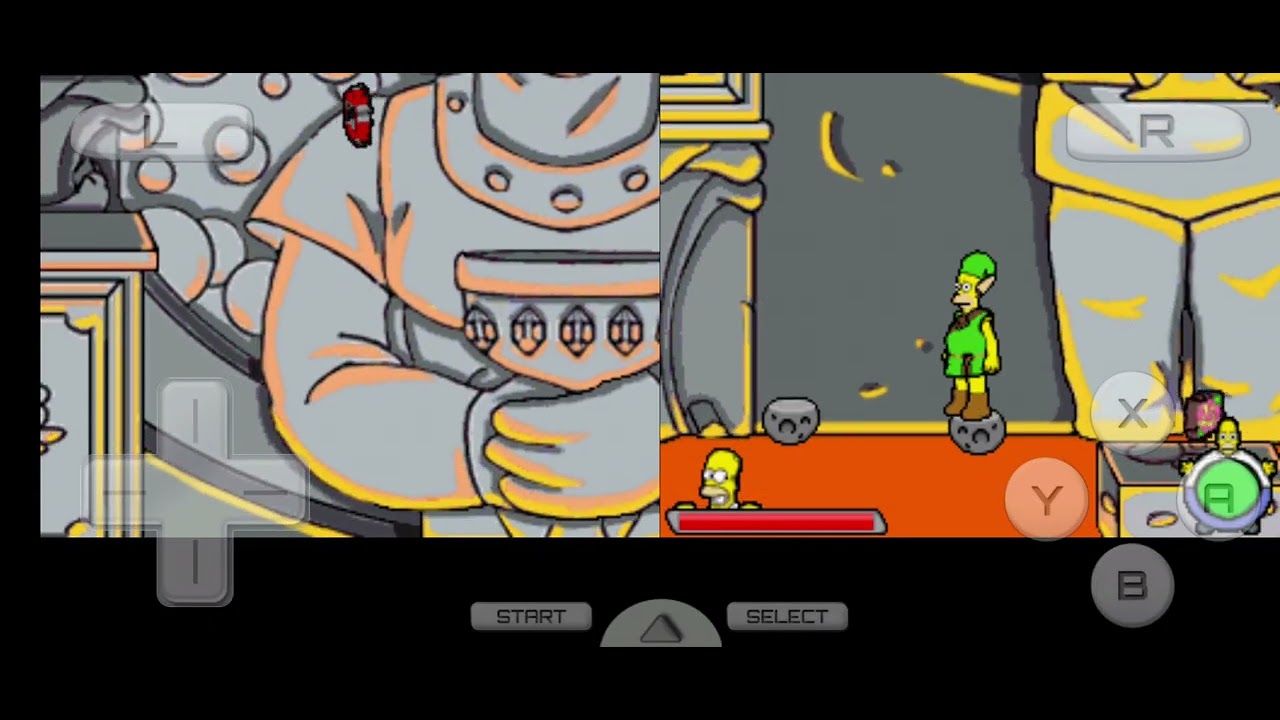 Los Simpson el vídeojuego. Mitos de Marge. Nivel bastante bueno.