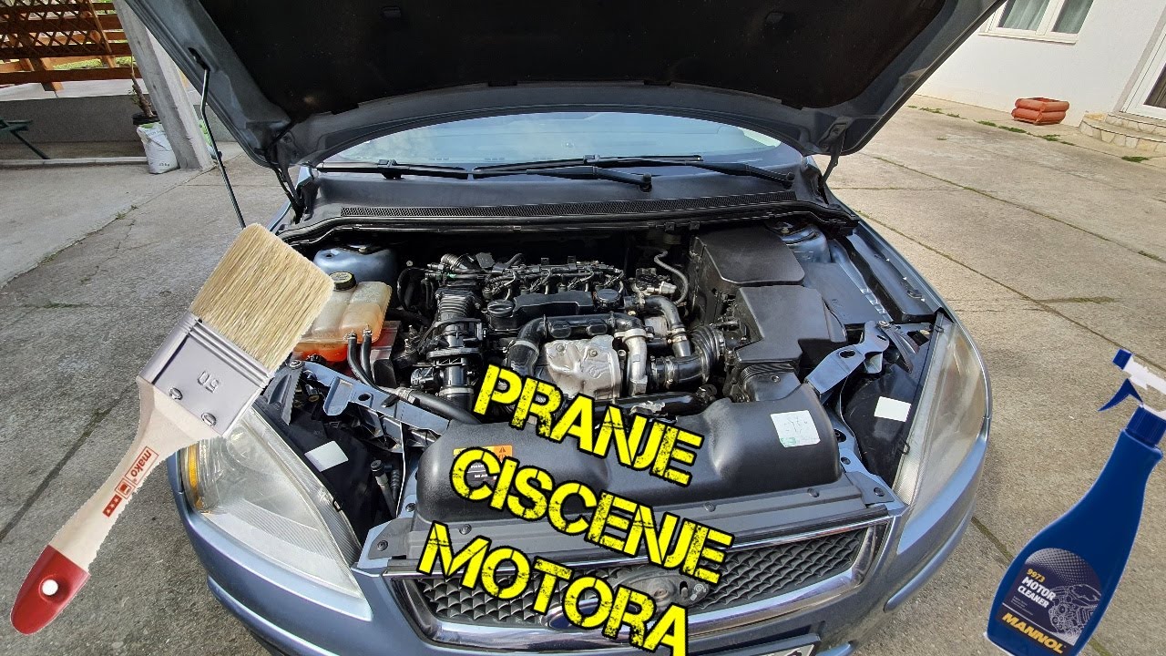 KAKO OPRATI I OCISTITI MOTOR NA AUTU