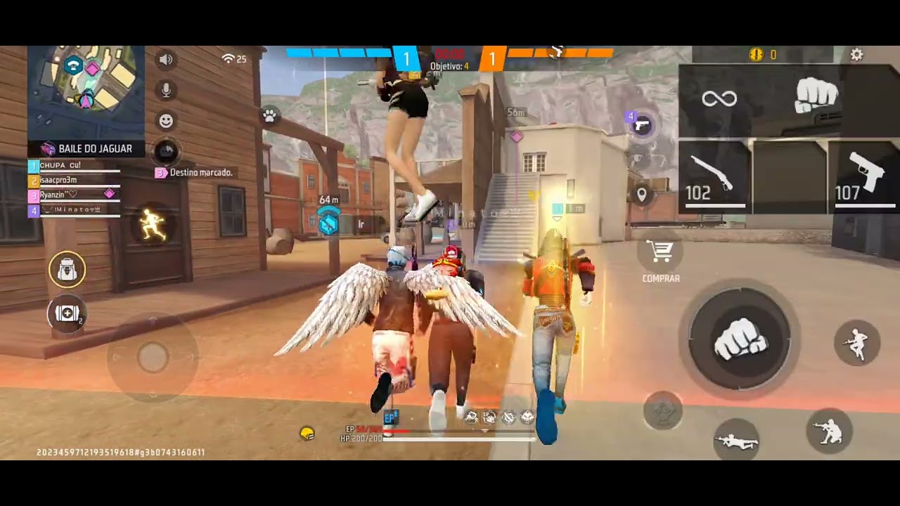 Jogando com meu amigo minato
