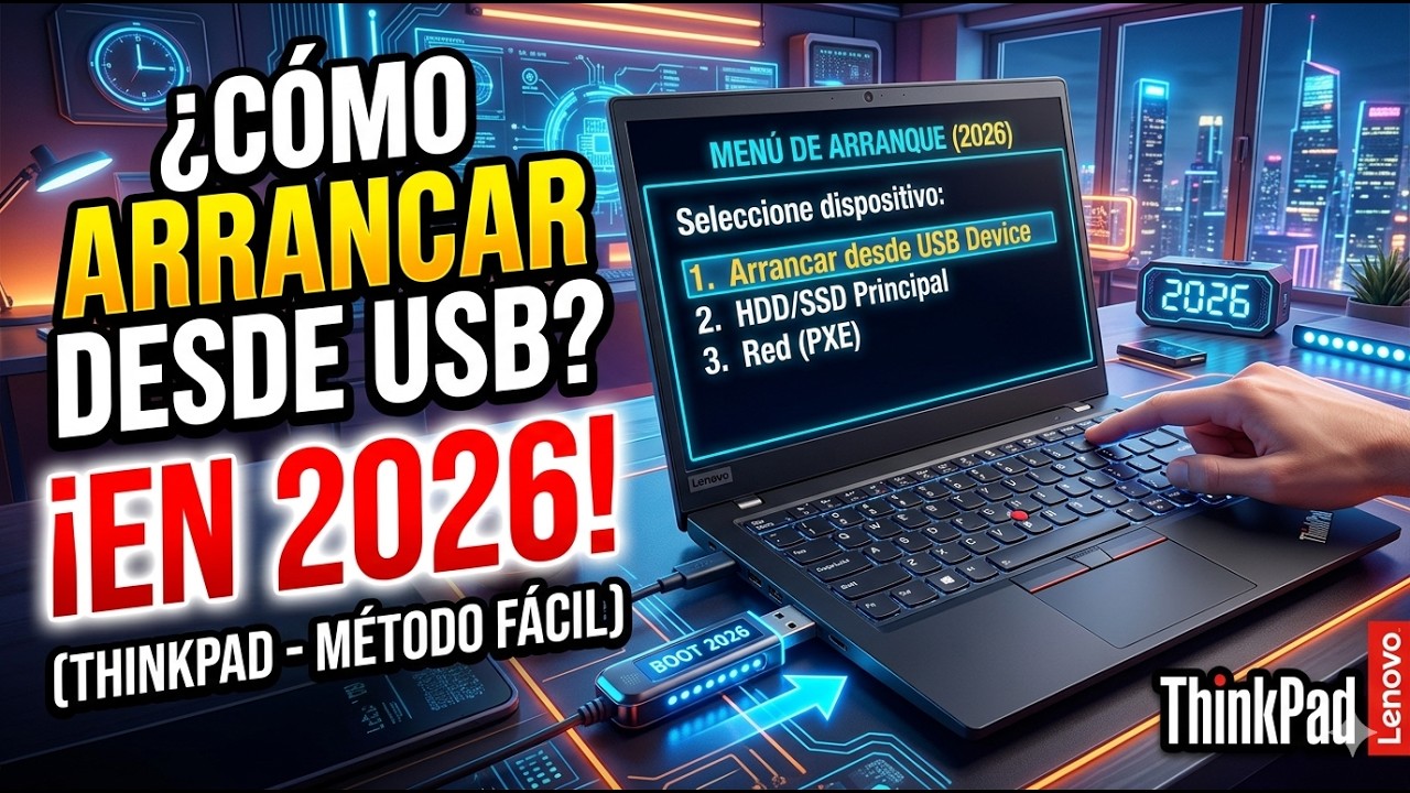 Arrancar desde un USB una Lenovo ThinkPad en 2026
