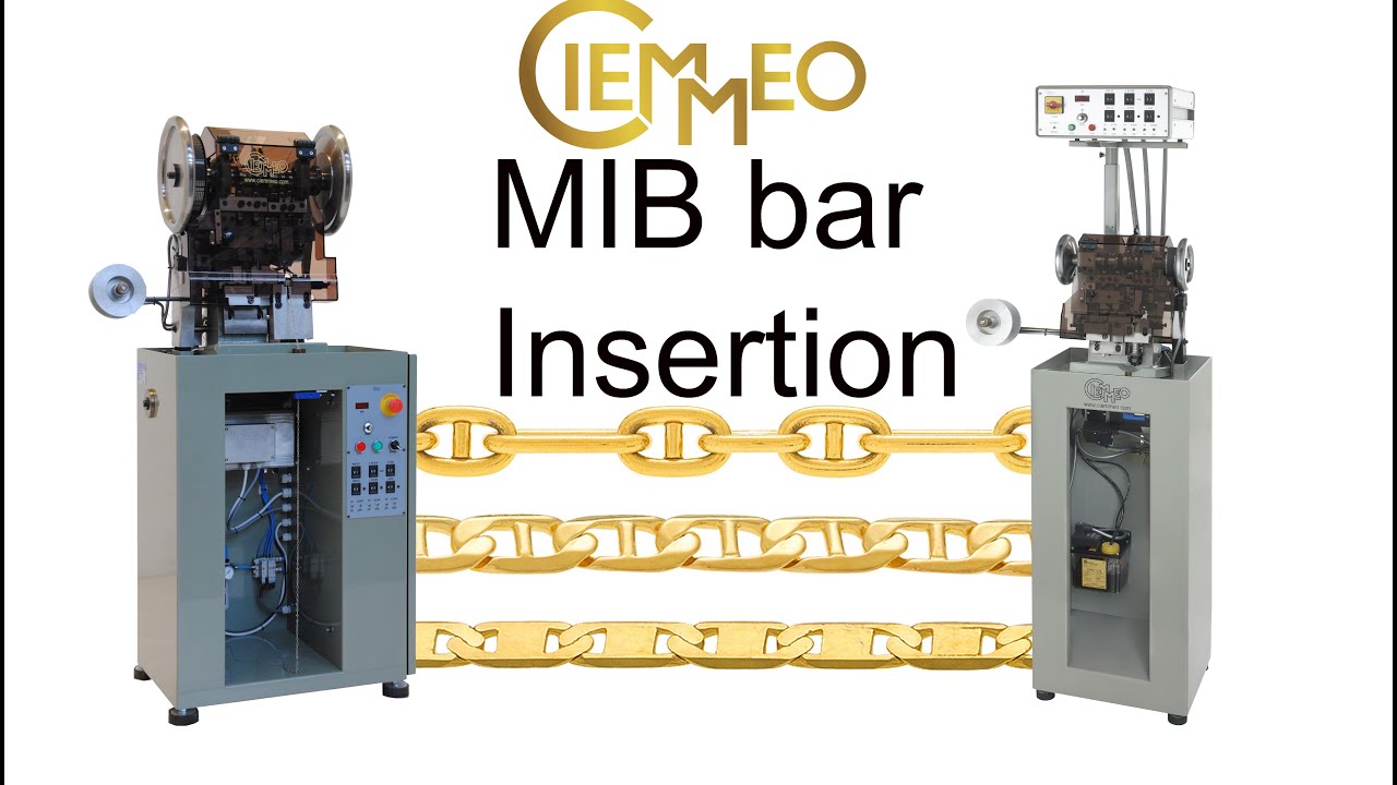 Ciemmeo MIB Automatic Chain Bar/Strip Insertion machine