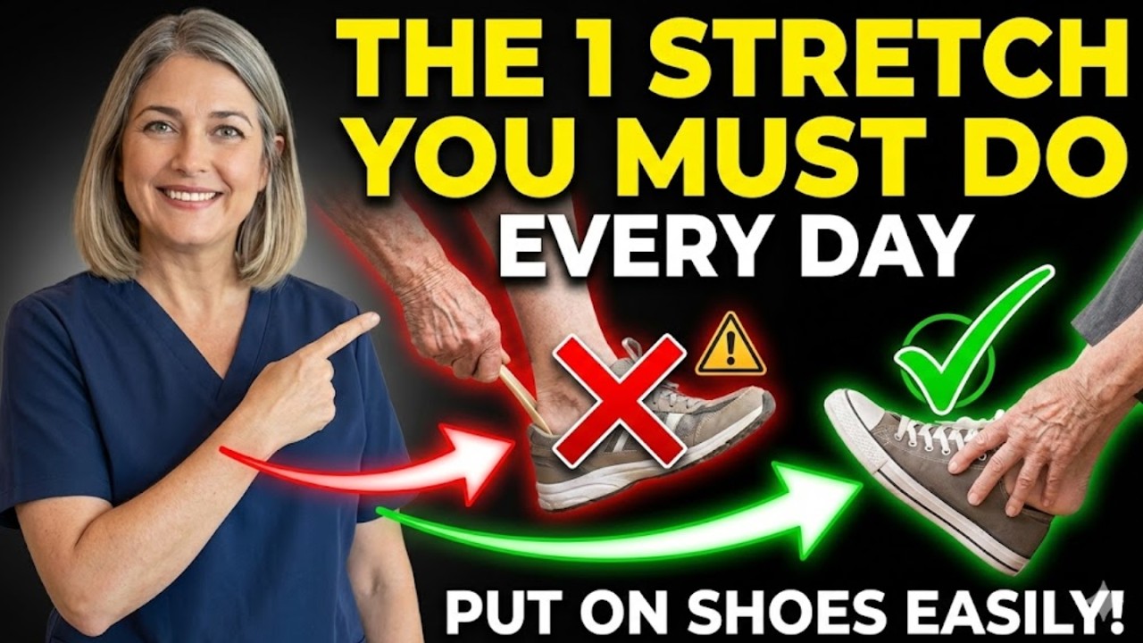 The 1 Stretch You Must Do Every Day to Put on Your Shoes Easily