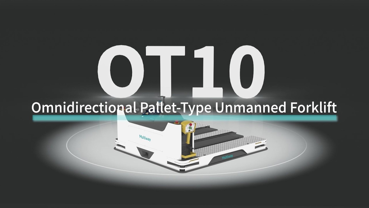 Multiway Robotics OT10 | Omnidirectional Autonomous Pallet Truck for Ultra-Narrow Aisles