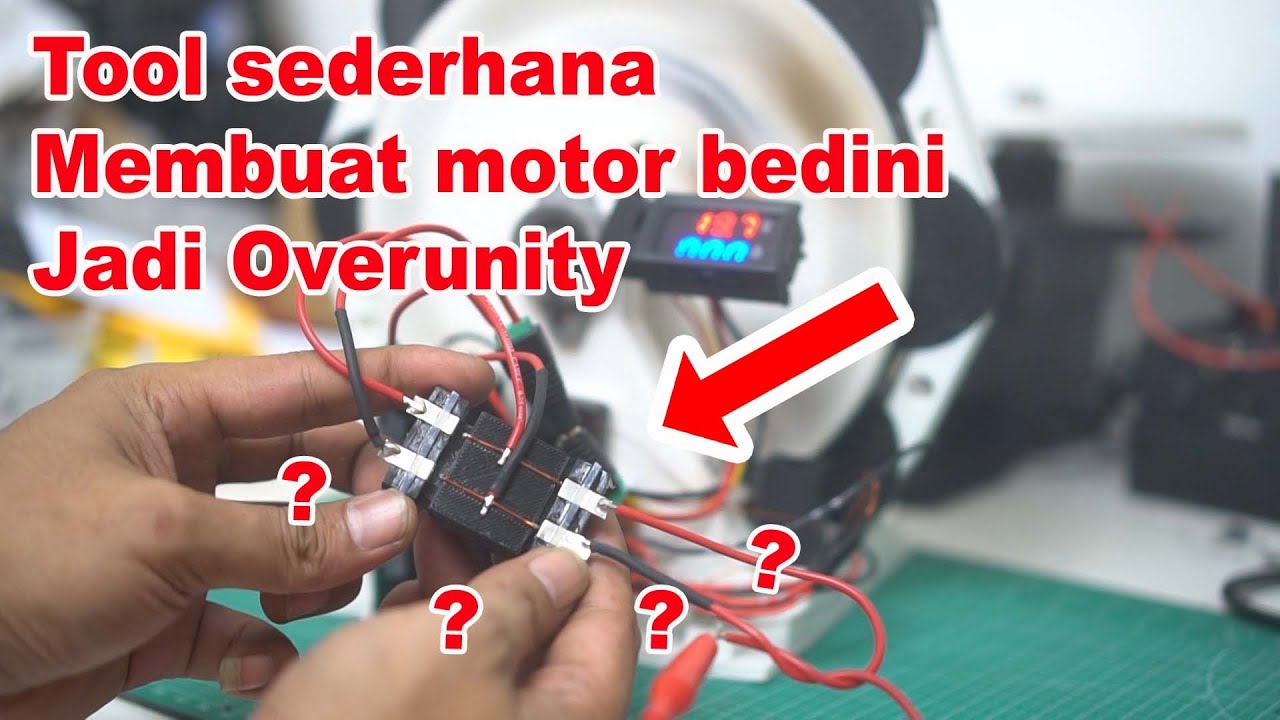 Generator Free Energy Bedini Motor Dari Nol - Part 3 Uji Overunity 1