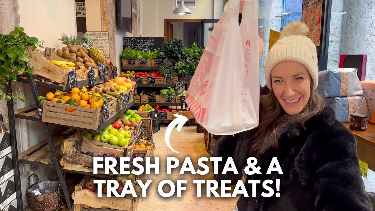 Grocery Shopping in Italy! 🇮🇹 Clueless Cooking Ep 2 in Siena! 🍝
