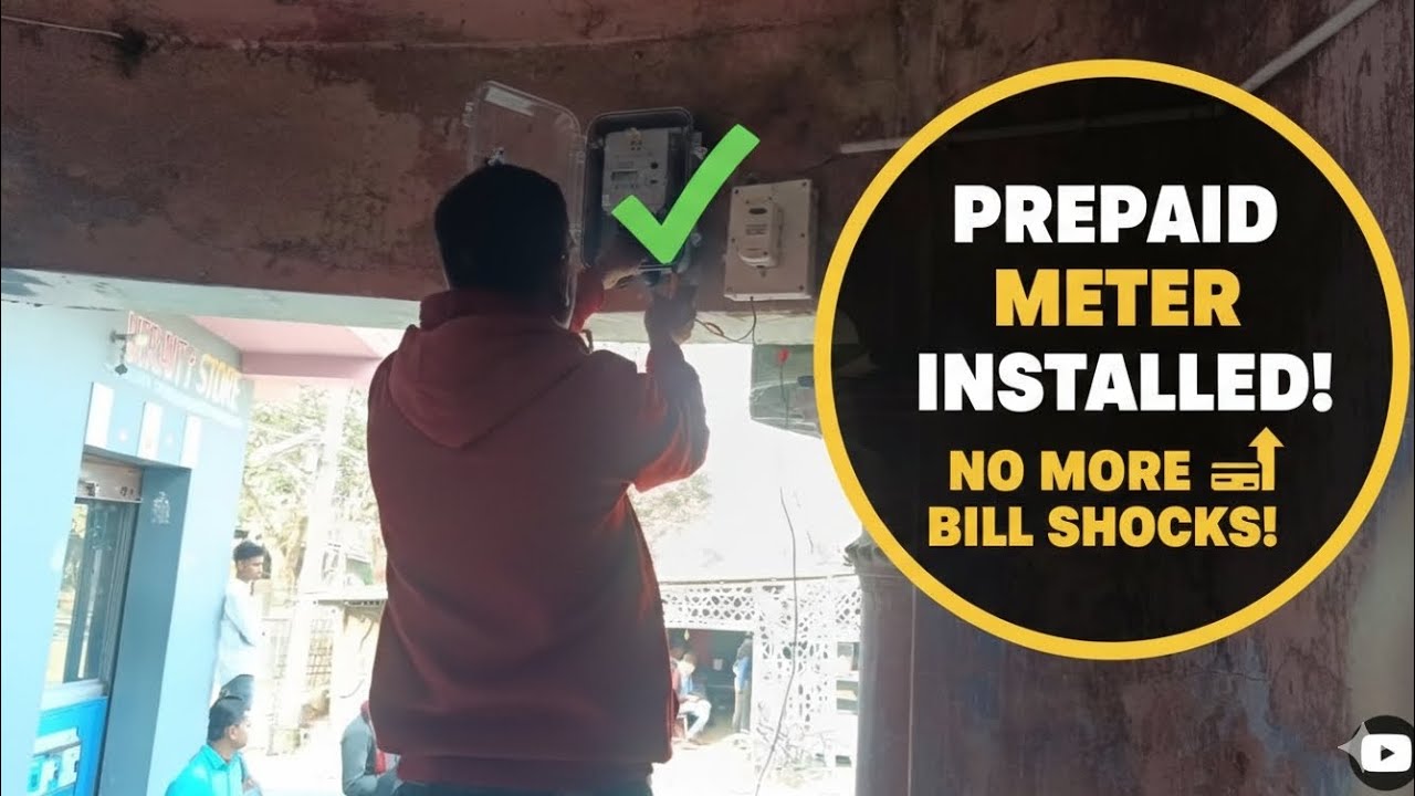 A prepaid meter was installed at my house