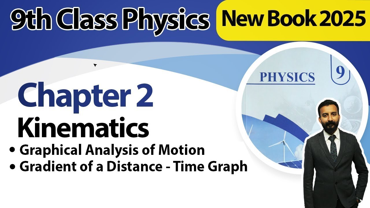 9th Class Physics Chapter 2 | Graphical Analisis of Motion, Gradient of a Distance Time Graph