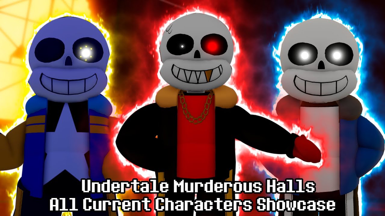 COOL UPCOMING SvC GAME!!! Undertale Murderous Halls All Current Characters Showcase
