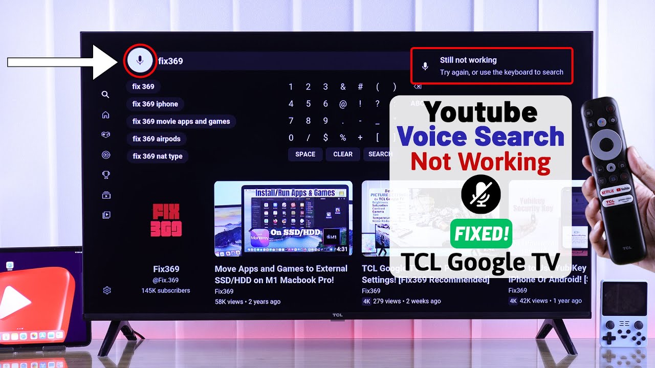 TCL Google TV: How to Fix YouTube Voice Search Not Working!