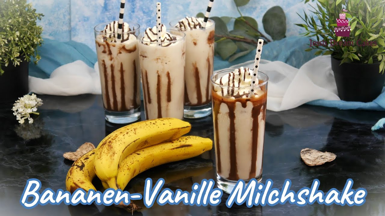 Erfrischender Bananen-Vanille Milchshake / 😍​Schnell, Einfach & SO LECKER!