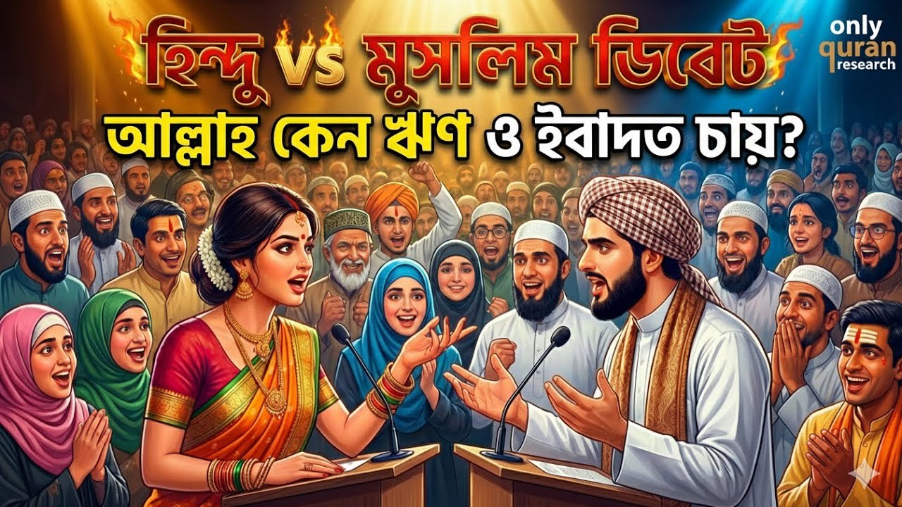 হিন্দু vs মুসলিম ডিবেট ( আল্লাহ কেন ঋণ ও ইবাদত চায়? )